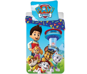 PAW Patrol Dekbedovertrek Airport katoen 140x200cm + 65x65cm