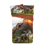 Jurassic World Housse de couette Eruption - Simple - 140 x 200 cm - Coton