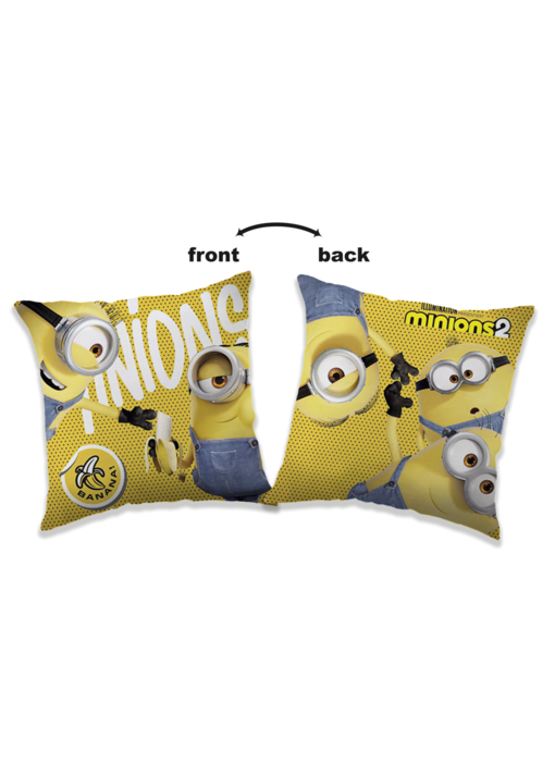 Minions 2 Bananas cushion 40 x 40 cm