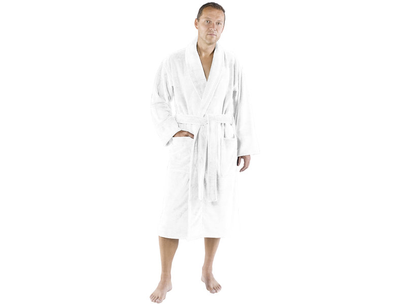 De Witte Lietaer Peignoir  Gentle - Moyen - Homme - Coton Polyester