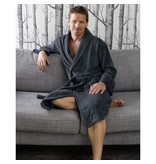 De Witte Lietaer Bathrobe Gentle - Medium - Men - Cotton Polyester