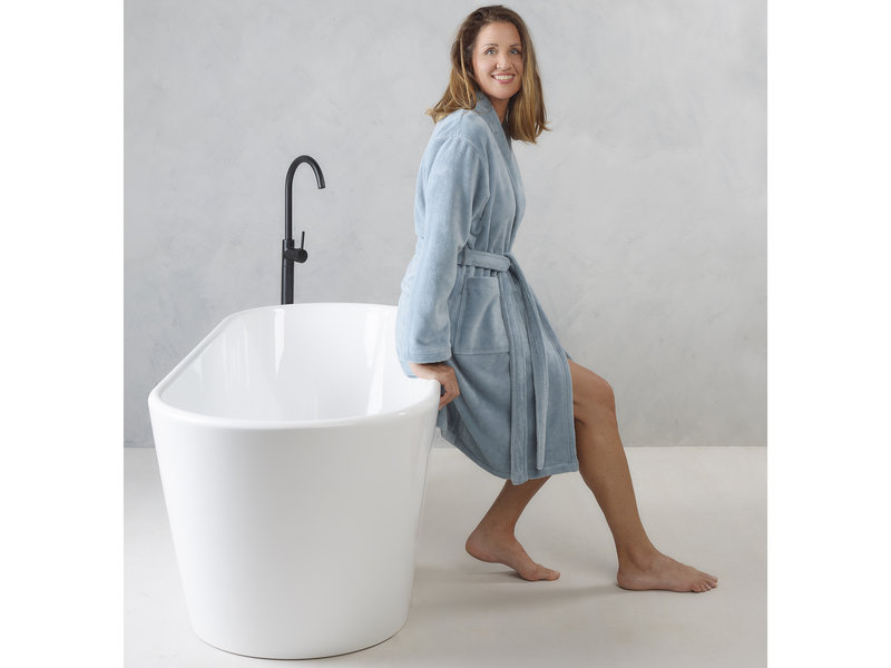 De Witte Lietaer Bademantel Felicia - Mittel - Damen - Baumwolle Polyester