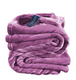 De Witte Lietaer Fleece plaid Cozy - 150x200 - smoky grape