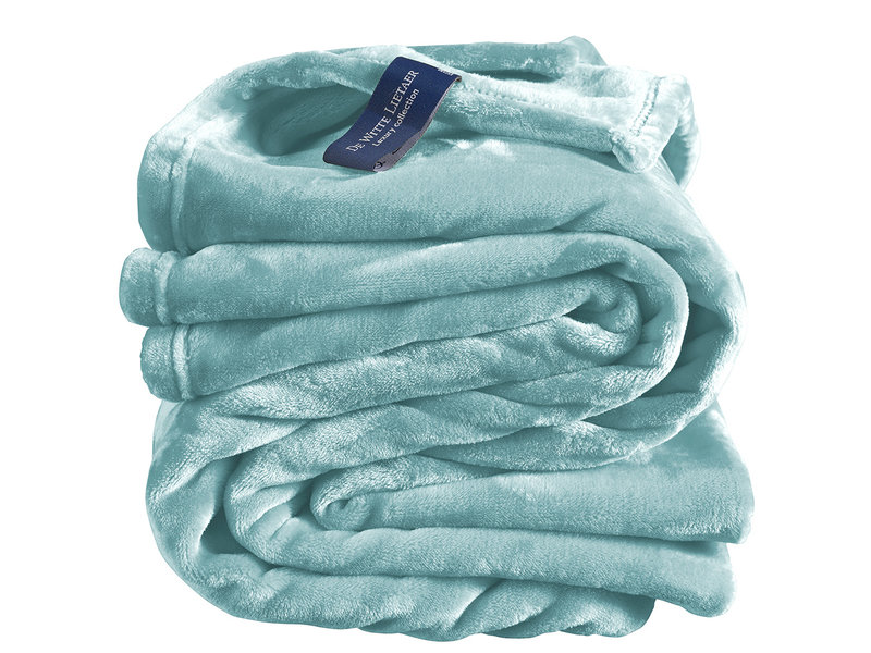 De Witte Lietaer Fleece blanket Cozy - 150 x 200 cm - Mineral