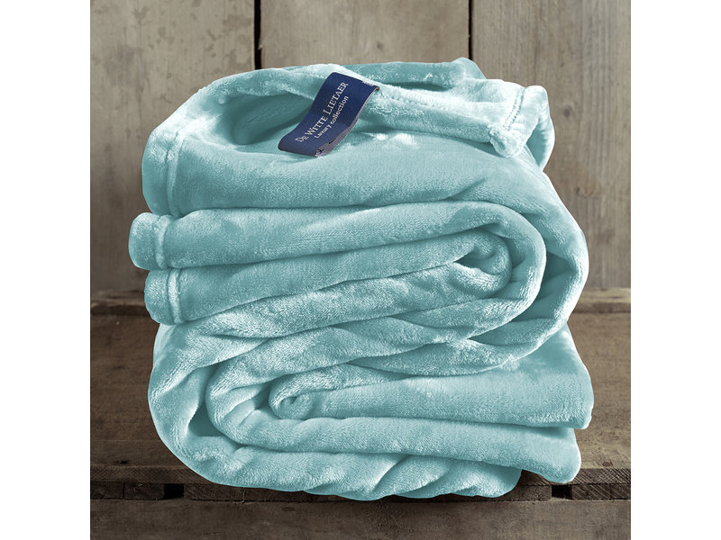 De Witte Lietaer Fleece blanket Cozy - 150 x 200 cm - Mineral