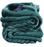 De Witte Lietaer Fleece Plaid Gemütlich - 150 x 200 cm - Seegrün De Witte Lietaer Fleece Plaid Gemütlich - 150 x 200 cm - Seegrün