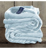 De Witte Lietaer Fleece plaid Cozy - 150 x 200 cm - Ice blue