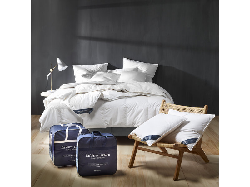 De Witte Lietaer Couette Ducky 4 Seasons - Taille de l'hôtel - 260 x 240 cm - Rembourrage en duvet