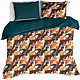 Duvet cover Cotton Satin Anaïs Green 200 x 200/220 cm