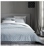 De Witte Lietaer Bettbezug Baumwolle Satin Azulejos - Single - 140 x 200/220 cm - Blau
