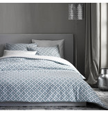 De Witte Lietaer Bettbezug Baumwolle Satin Azulejos - Doppel - 200 x 200/220 cm - Blau