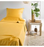 De Witte Lietaer Parure de lit Olivia - Simple - 180 x 280 cm - Jaune - Coton satiné