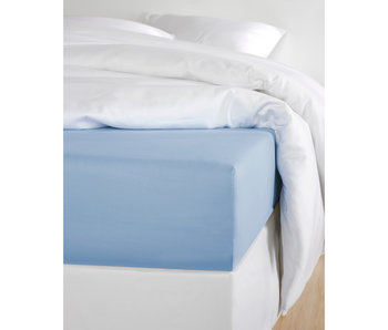 De Witte Lietaer Fitted sheet Cotton Satin Olivia Serenity - 180 x 200 cm