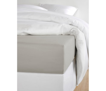 De Witte Lietaer Fitted sheet Cotton Satin Olivia Dove - 90 x 200 cm