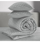 De Witte Lietaer Duvet cover Birds Gray - Hotel size - 260 x 240 cm - Flannel