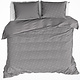 Duvet cover Cotton Flannel Birds Natural Gray 240 x 220 cm