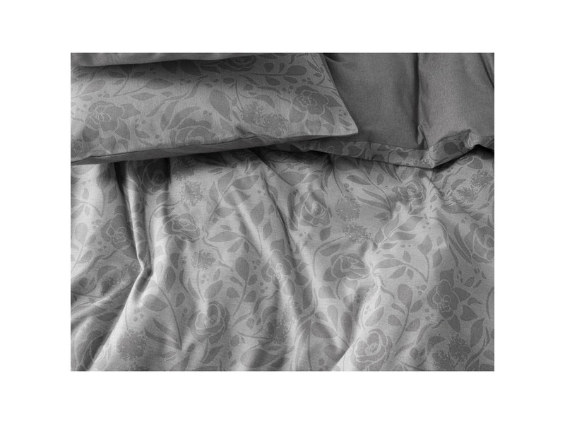 De Witte Lietaer Duvet cover Lea Gray - Lits Jumeaux - 240 x 220 cm - Flannel