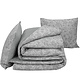 Duvet cover Cotton Flannel Lea Gray 240 x 220 cm