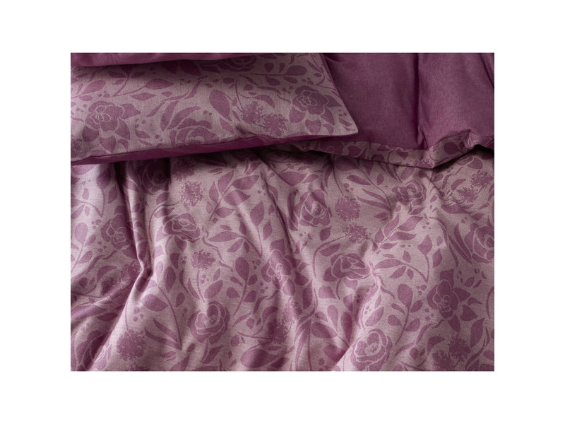 De Witte Lietaer Duvet cover Lea Lilac - Hotel size - 260 x 240 cm - Flannel