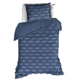 De Witte Lietaer Bettbezug Crane Blue - Single - 140 x 200/220 cm - Flanell De Witte Lietaer Bettbezug Crane Blue - Single - 140 x 200/220 cm - Flanell