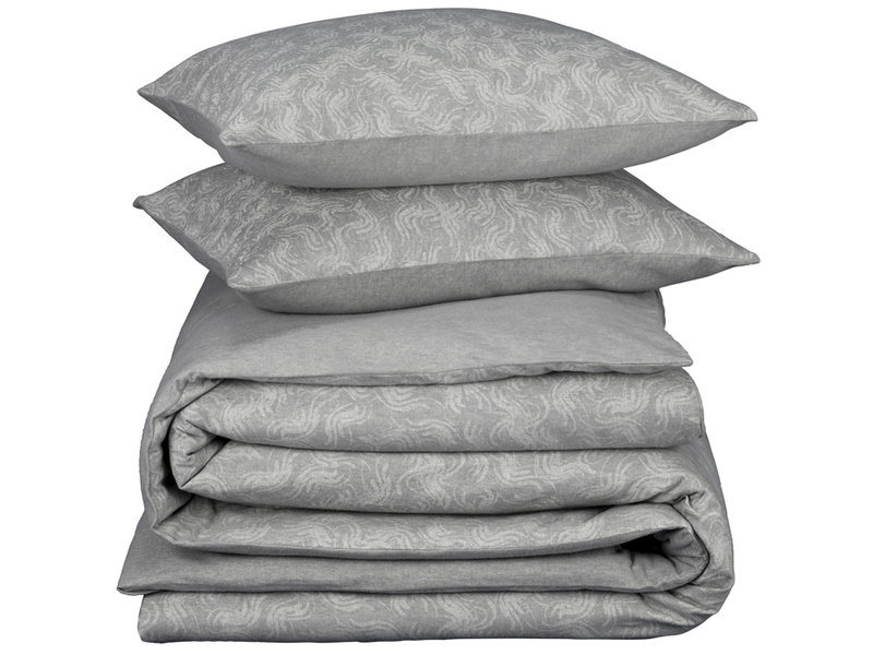 De Witte Lietaer Duvet cover Cotton Flannel Alvaro - Hotel size - 260 x 240 cm - Gray