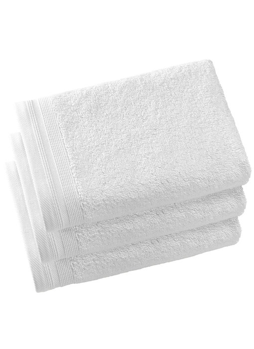 De Witte Lietaer Guest towels Contessa White 40 x 60 cm - 3 pcs.