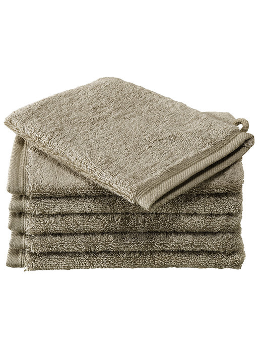 De Witte Lietaer Washcloths Contessa Taupe 16 x 21 cm - 6 pcs.