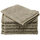 Waschlappen Contessa Taupe 16 x 21 cm - 6 Stk.