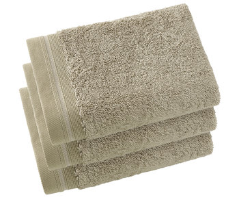 De Witte Lietaer Guest towels Contessa Taupe 40 x 60 cm - 3 pcs.