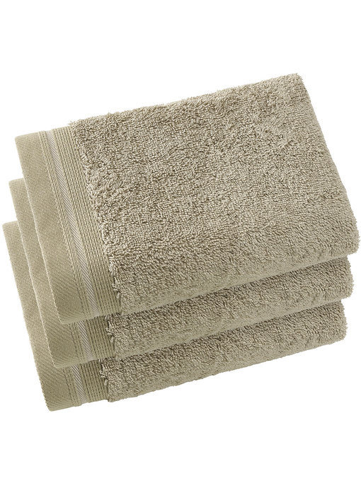 De Witte Lietaer Guest towels Contessa Taupe 40 x 60 cm - 3 pcs.