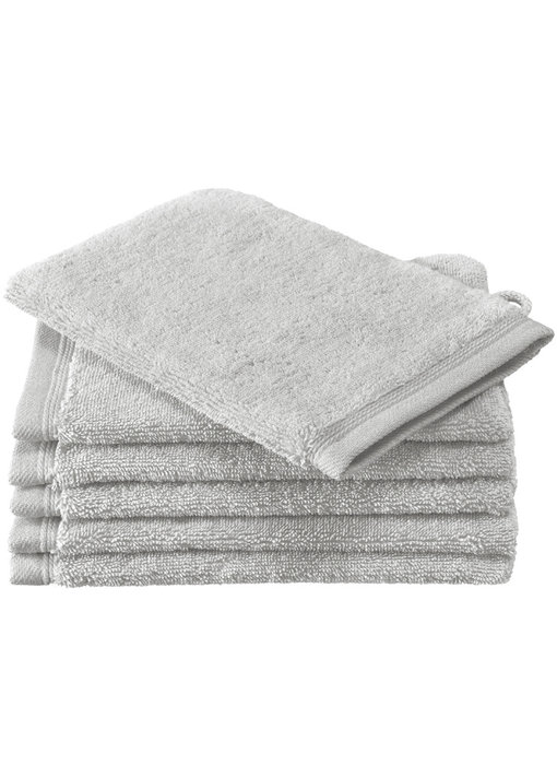 De Witte Lietaer Washcloths Contessa Silver 16 x 21 cm - 6 pcs.