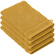 Gants de toilette Stéphanie Golden Yellow 15 x 21 cm - 4 pcs.