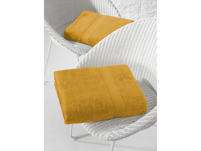 De Witte Lietaer Bath towel Stéphanie Golden Yellow - 100 x 150 cm - Cotton