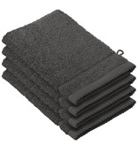 De Witte Lietaer Washcloths Stéphanie Ebony 15 x 21 cm - 4 pieces - Cotton