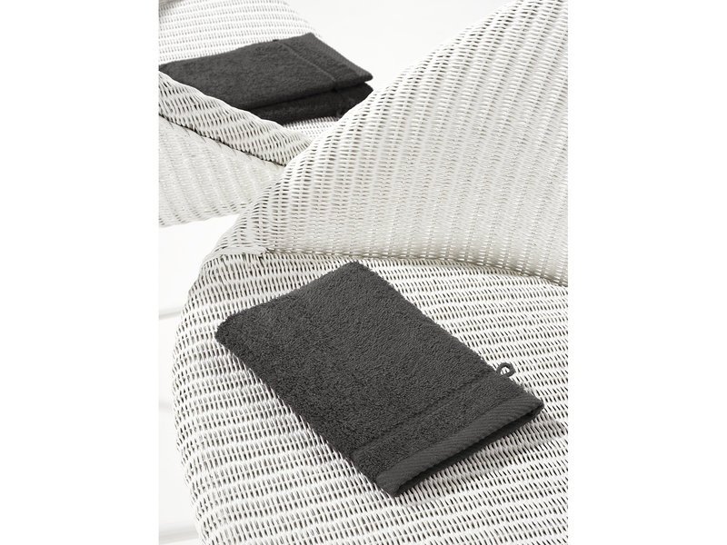 De Witte Lietaer Washcloths Stéphanie Ebony 15 x 21 cm - 4 pieces - Cotton