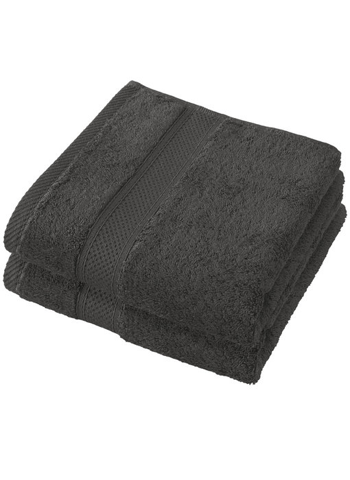 De Witte Lietaer Towels Stéphanie Ebony 50 x 100 cm - 2 pcs.