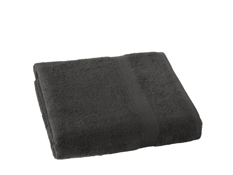 De Witte Lietaer Bath towel Stéphanie Ebony - 100 x 150 cm - Cotton