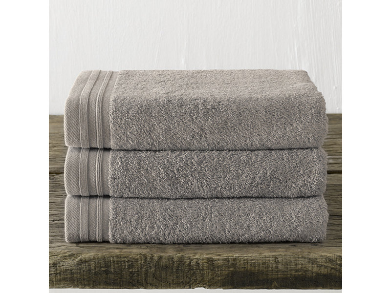 De Witte Lietaer Towels Imagine Taupe 50 x 100 cm - 3 pieces - Cotton