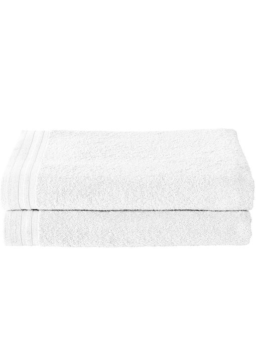 De Witte Lietaer Serviette de douche Imagine White 70 x 140 cm - 2 pcs.