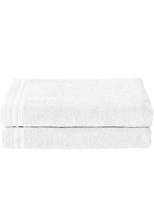 De Witte Lietaer Shower towel Imagine White 70 x 140 cm - 2 pcs.