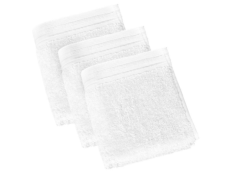 De Witte Lietaer Serviettes invités Imagine White 30 x 50 cm - 3 pièces - Coton