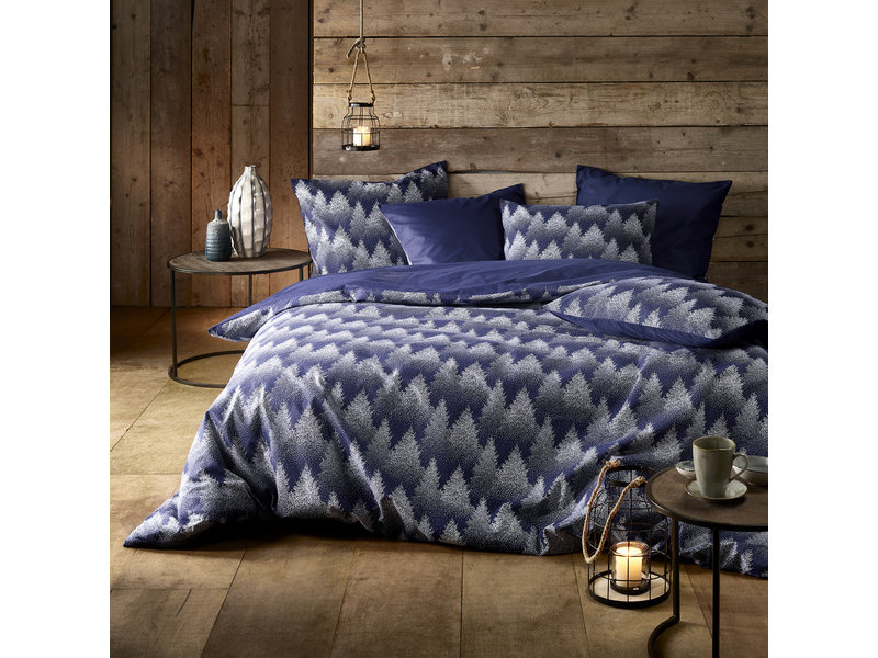 De Witte Lietaer Duvet cover Cotton Flannel Forest by Night - Double - 200 x 200/220 cm - Astral Aura