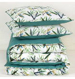 De Witte Lietaer Duvet cover Cotton Salix - Lits Jumeaux - 240 x 220 cm - Green