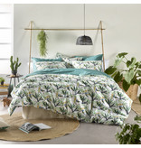 De Witte Lietaer Duvet cover Cotton Salix - Single - 140 x 200/220 cm - Green