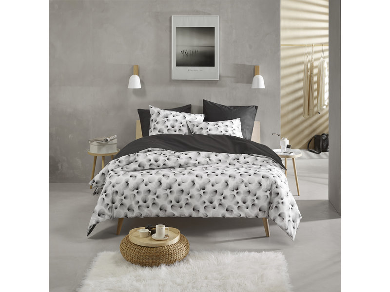 De Witte Lietaer Duvet cover Cotton Aileen - Hotel size - 260 x 240 cm - Black