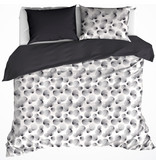 De Witte Lietaer Bettbezug Cotton Aileen - Lits Jumeaux - 240 x 220 cm - Schwarz