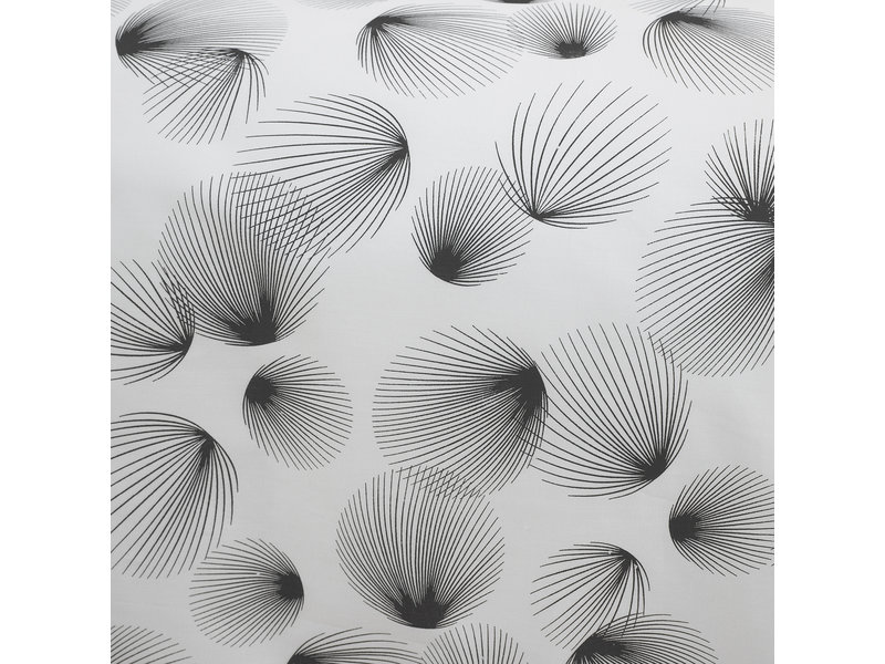De Witte Lietaer Bettbezug Cotton Aileen - Lits Jumeaux - 240 x 220 cm - Schwarz