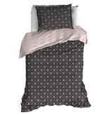 De Witte Lietaer Duvet cover Cotton Satin Primrose - Single - 140 x 200/220 cm - black