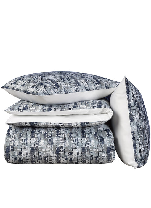 De Witte Lietaer Duvet cover Cotton Satin Jenga Blue Gull 260 x 220 cm