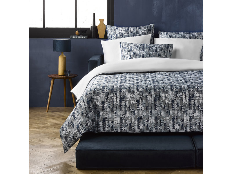 De Witte Lietaer Duvet cover Cotton Jenga - Hotel size - 260 x 220 cm - Blue